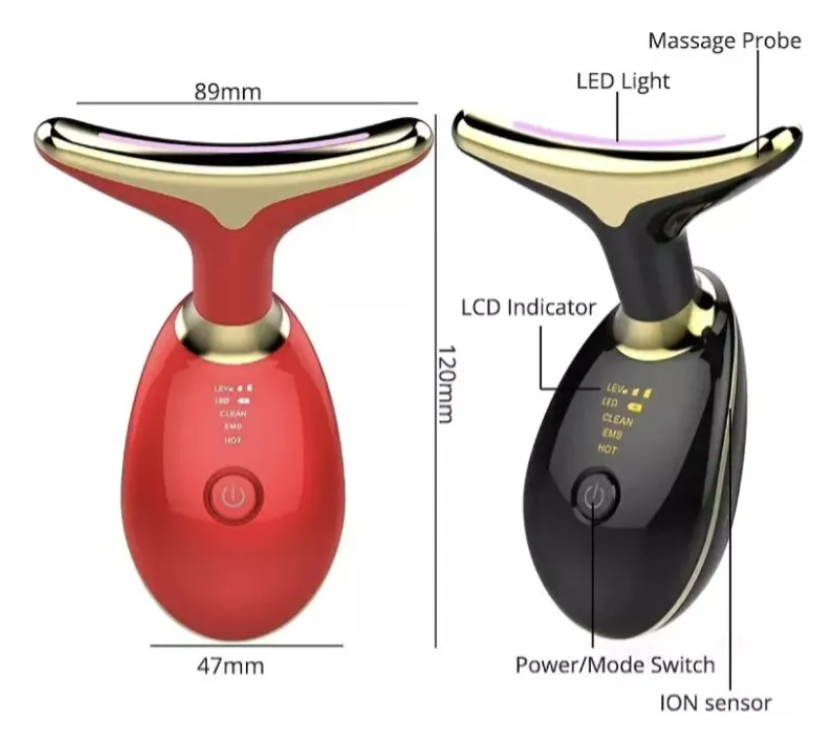Masajeador Facial Microcorriente + Reductor Papada Lifting