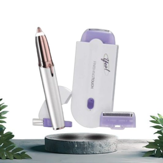 Combo Depiladora Finishing touch + Depiladora Ceja usb
