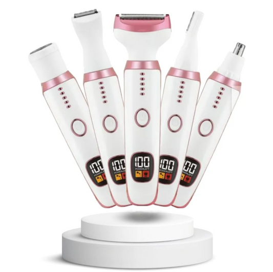 Depiladora 5en1 Ganga Con Visor Recargable Usb