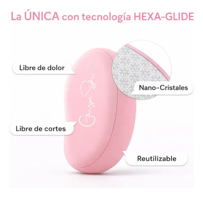 Combo depiladora facial + Cejas indolora + Piedra borrador de vello GangaSkin