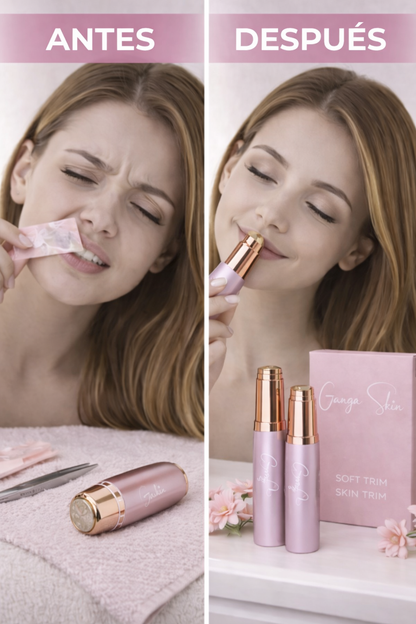 Combo Depiladoras Faciales GangaSkin Indolora Portátil Usb